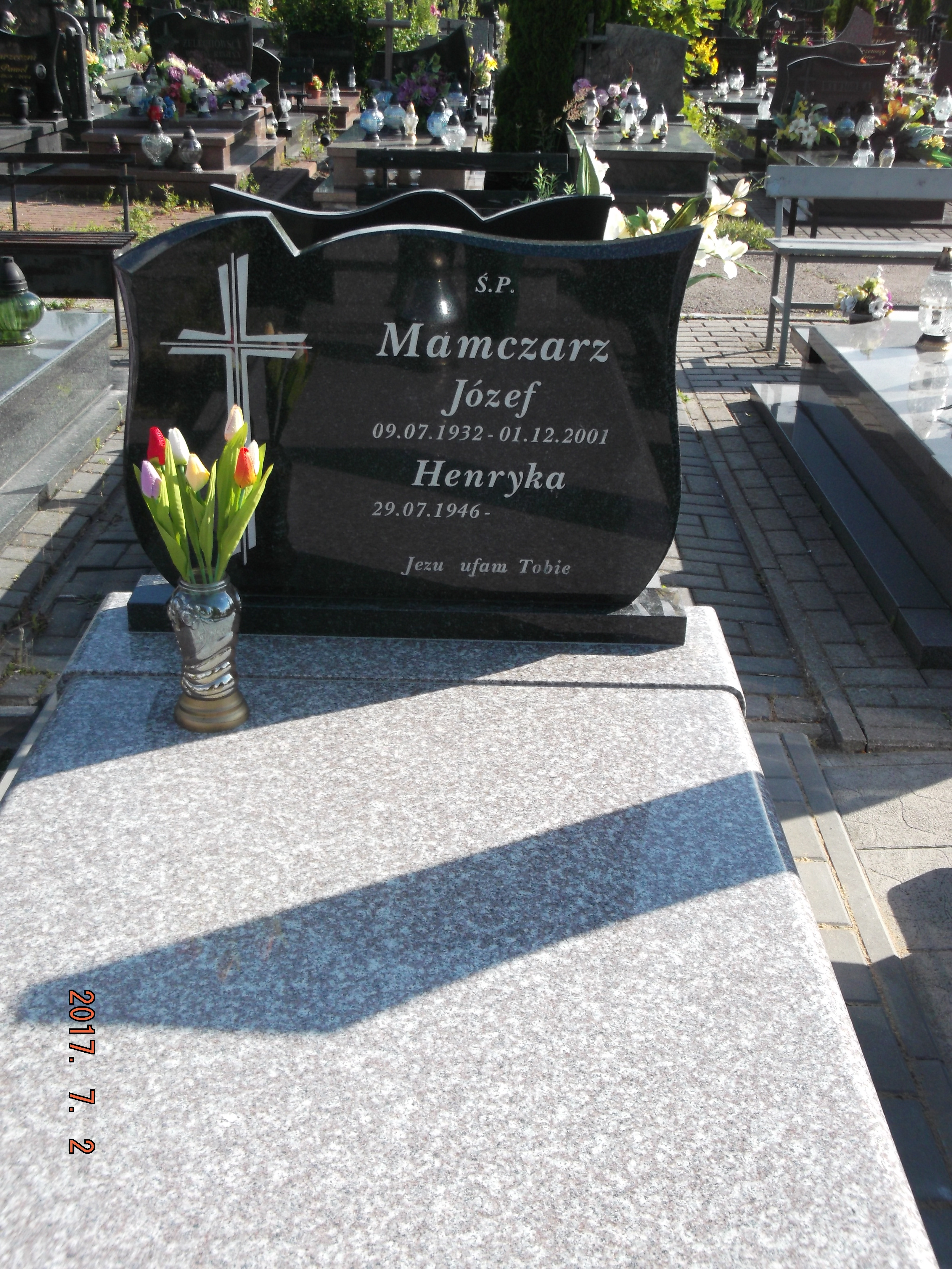 Grób Henryka Mamczarz