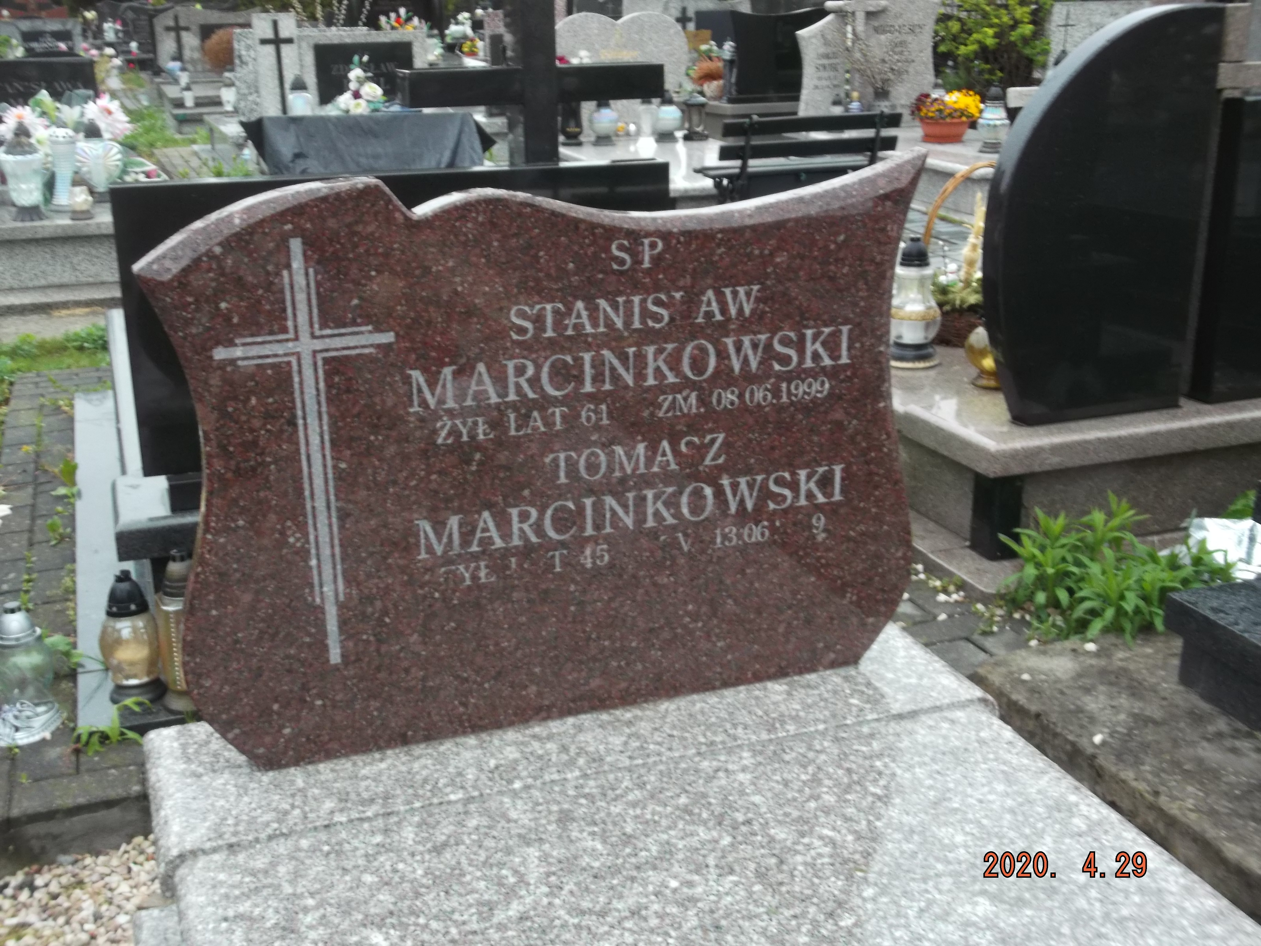 Grób Tomasz Marcinkowski
