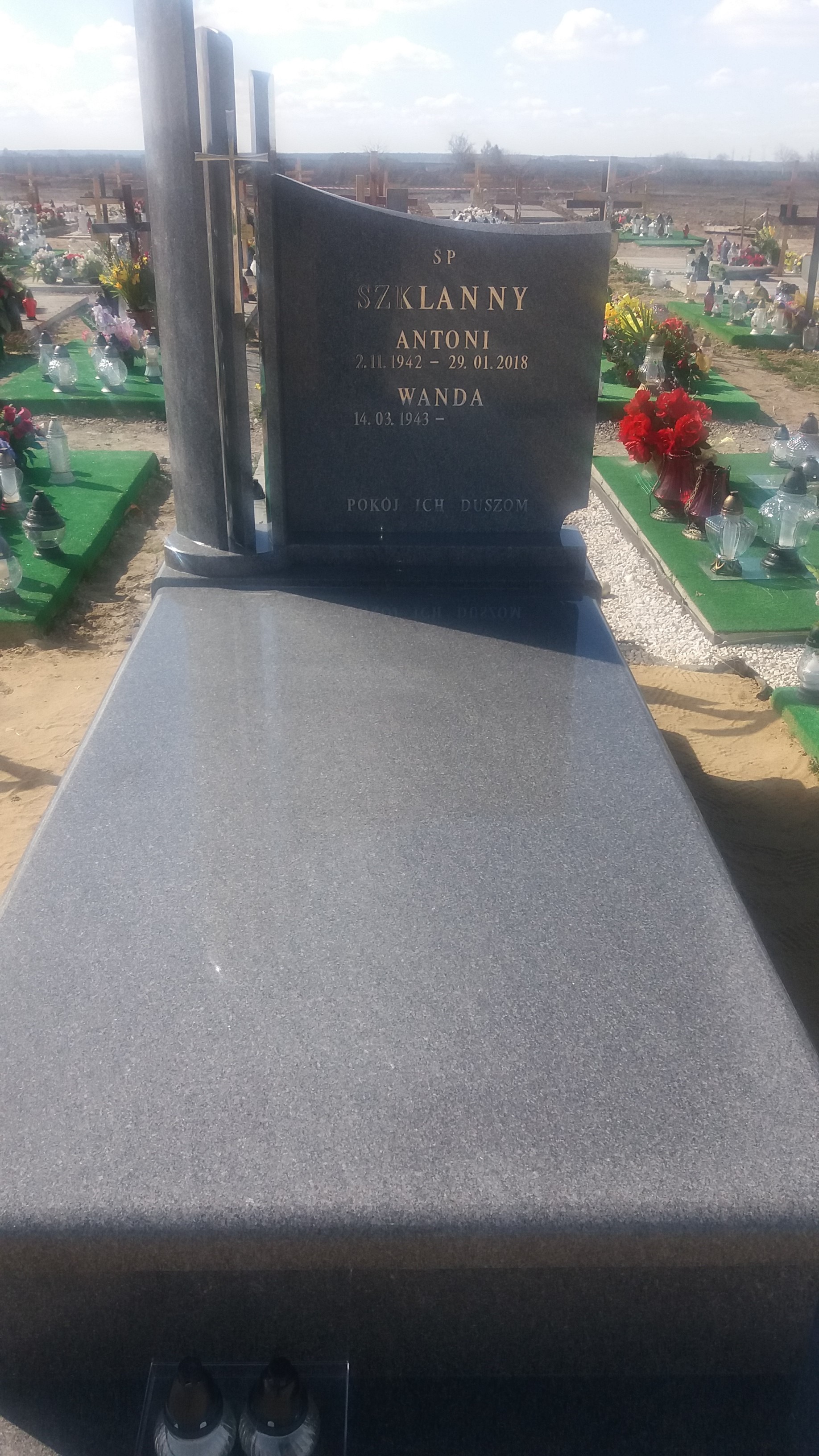 Grób Antoni Szklanny