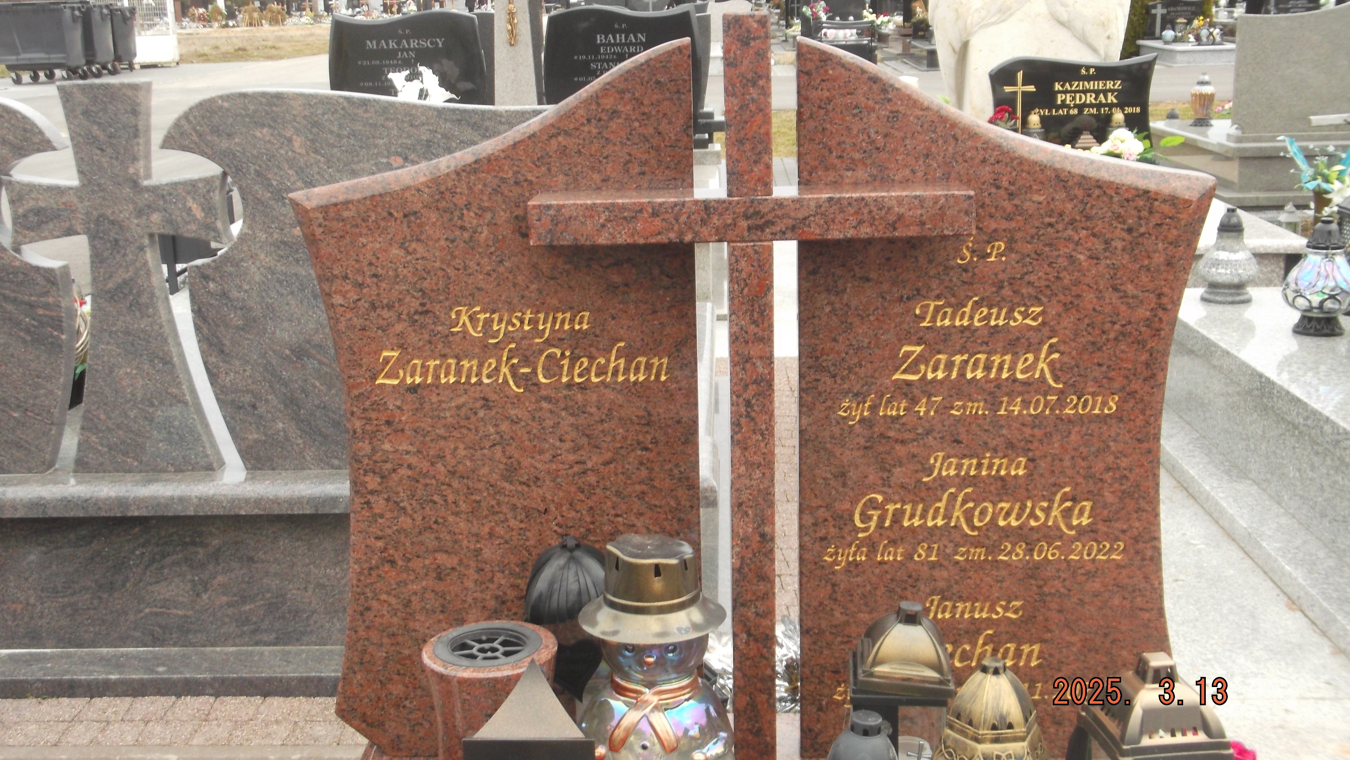 Grób Janusz Ciechan